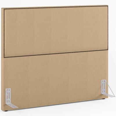 Cabeceira Cama Box Casal 140 Cm Linho Bege Escuro
