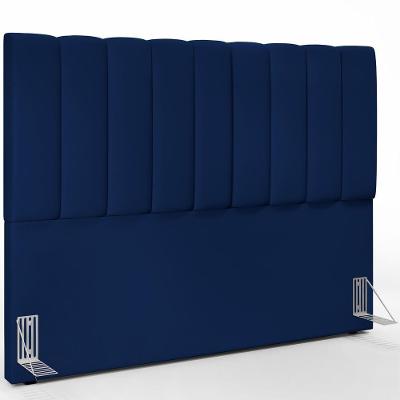 Cabeceira Cama Box Casal King 195 Cm Facto Azul Marinho