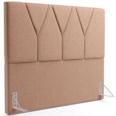 Cabeceira Cama Box Casal King 195 Cm Aurora W01 Linho Rosê