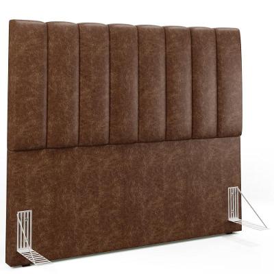 Cabeceira Cama Box Casal 140 Cm Dália W01 Couríssimo Marrom