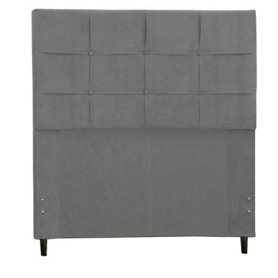 Cabeceira Casal King Jbe Style 195cm Cinza Cama Box 193cm