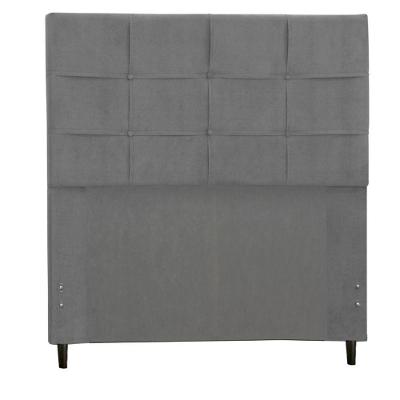 Cabeceira Casal Jbe Moveis Style 144cm Cinza Cama Box 138cm