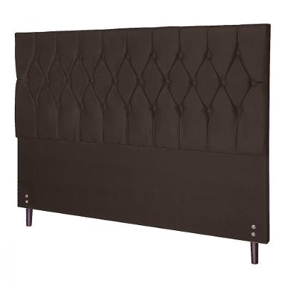 Cabeceira Casal Jbe Madri 144cm Bege Cama Box 138cm Marrom