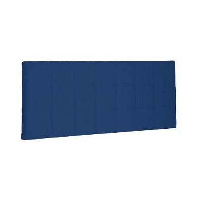 Painel Verona Cama Box Casal 140cm Suede azul Marinho