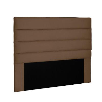 Cabeceira La Italiana Para Cama Box Casal 140 Cm Suede - D'rossi Cor Caramelo
