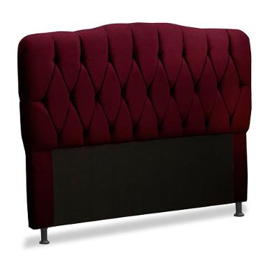 Cabeceira Eduarda 1,40 Para Cama Box Casal Roxo Luxor