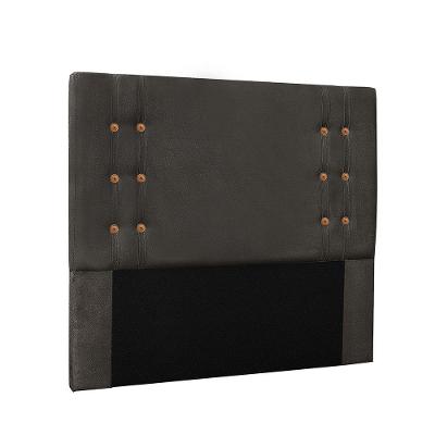 Cabeceira Gênova Para Cama Box Casal 140 Cm Suede - D'rossi Cor Cinza