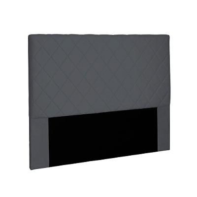 Cabeceira Dubai Para Cama Box Solteiro 90cm Suede - D'Rossi Cinza