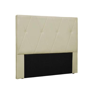 Cabeceira Aquilla Para Cama Box Solteiro 90 Cm Corino - D'rossi Cor Bege