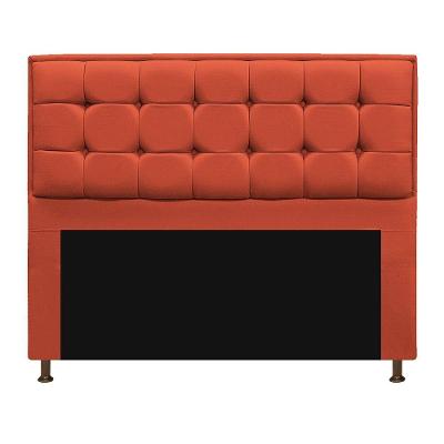 Cabeceira Copenhague 195cm King Size Suede Terracota