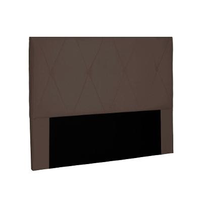 Cabeceira Aquilla Para Cama Box Casal 140 Cm Suede - D'rossi Cor Café