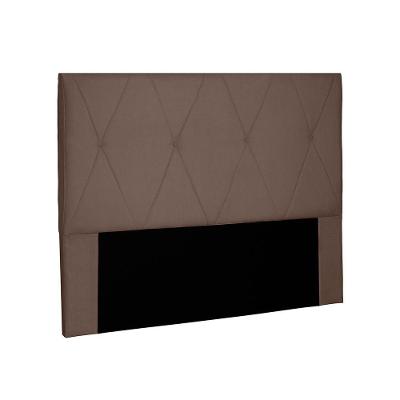Cabeceira Aquilla Para Cama Box Casal 140 Cm Suede - D'rossi Cor Caramelo