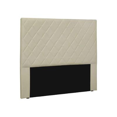 Cabeceira Dubai Para Cama Box Solteiro 90cm Corino - D'Rossi Bege