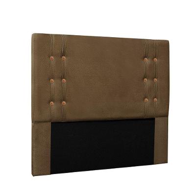 Cabeceira Gênova Para Cama Box Solteiro 90 Cm Suede Caramelo - D'rossi