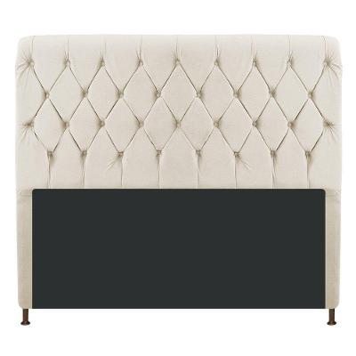 Cabeceira Cristal 140cm Casal Corano Bege