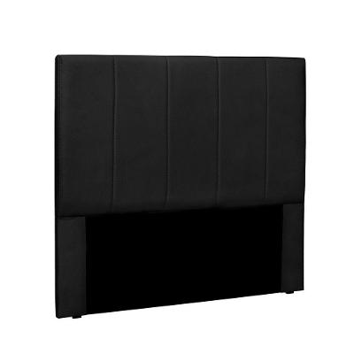 Cabeceira Arizona Cama Box King 195 Cm Corino Preto