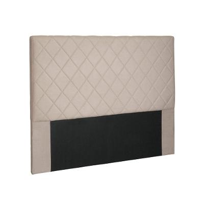 Cabeceira Dubai Para Cama Box Solteiro 90cm Suede Bege - D'Rossi