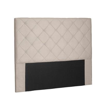 Cabeceira Tania Cama Box Solteiro 90Cm Suede Bege