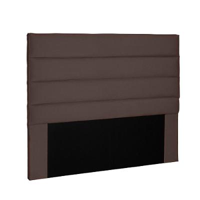 Cabeceira La Italiana Para Cama Box Casal 140 Cm Suede - D'rossi Cor Café