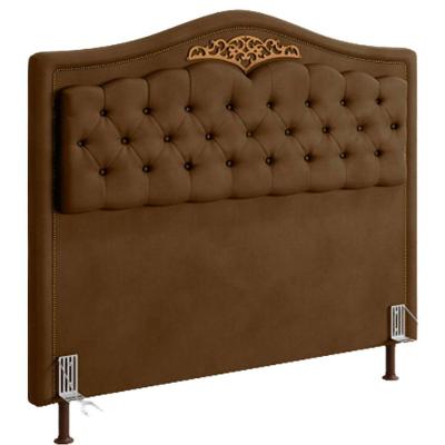 Cabeceira Para Cama de Casal Holanda 1,40 Castor Veludo