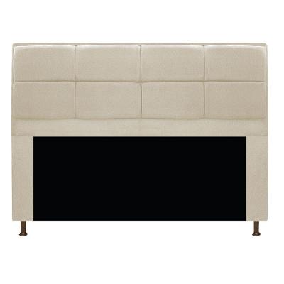 Cabeceira Munique 160cm Queen Size Suede Bege