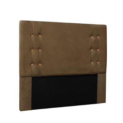 Cabeceira Gênova Para Cama Box Casal 140 Cm Suede - D'rossi Cor Caramelo
