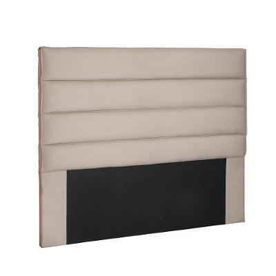 Cabeceira La Italiana Para Cama Box Solteiro 90 Cm Suede Bege - D'rossi