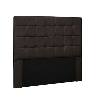 Cabeceira Verona Cama Box Casal 140 Cm Corino Marrom