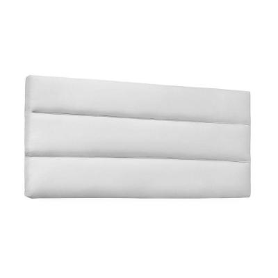 Cabeceira Painel La Italiana Casal 140cm Corino Branco