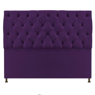 Cabeceira Sofia 160 Cm Queen Size Suede Roxo Amarena Móveis