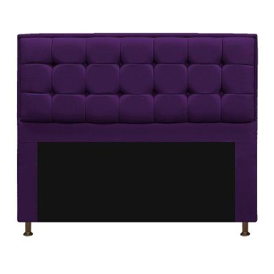 Cabeceira Copenhague 160cm Queen Size Suede Roxo