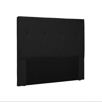 Cabeceira Aquilla Para Cama Box Queen 160cm Corino Preto - D'Rossi