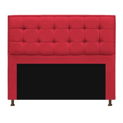 Cabeceira Copenhague 160cm Queen Size Suede Vermelho