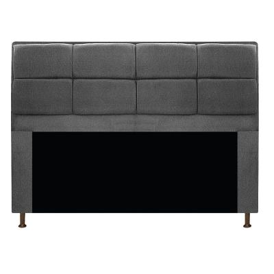 Cabeceira Munique 160cm Queen Size Suede Cinza