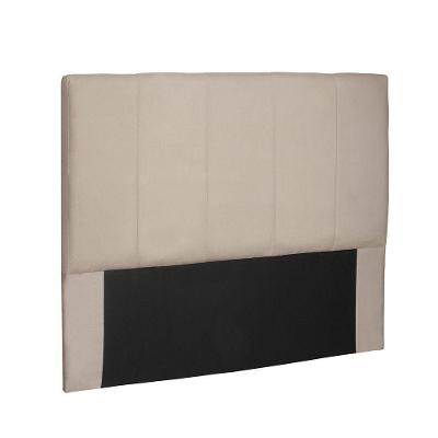 Cabeceira Arizona Cama Box King 195 Cm Bege