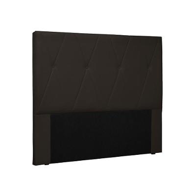 Cabeceira Aquilla Para Cama Box Casal 140 Cm Corino Marrom - D'rossi