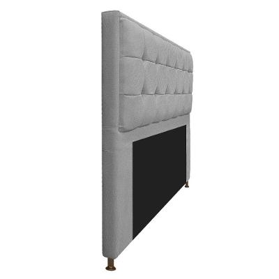 Cabeceira Copenhague 160cm Queen Size Suede Cinza