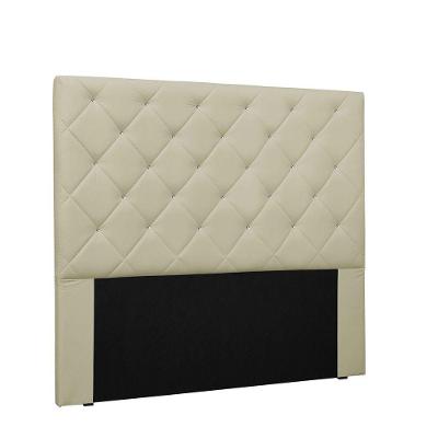 Cabeceira Tania Cama Box Solteiro 90Cm Corino Bege