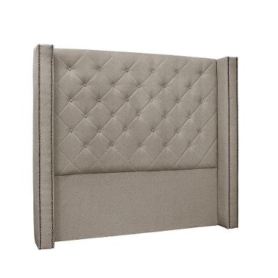 Cabeceira Vicenza Cama Box Casal 140 Cm Linho Areia