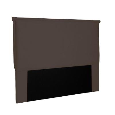 Cabeceira Garden Cama Box Solteiro 90Cm Suede Café