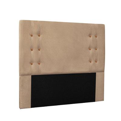 Cabeceira Gênova Para Cama Box Casal 140 Cm Suede Bege - D'rossi