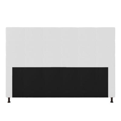 Cabeceira Cama Box Queen 160cm Corino Branco