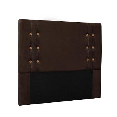 Cabeceira Gênova Para Cama Box Solteiro 90cm Suede Café