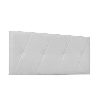 Cabeceira Aquilla Cama Box Casal 140 Cm Corino Branco