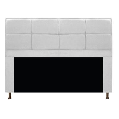 Cabeceira Munique 160cm Queen Size Suede Branco