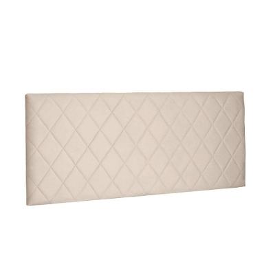 Cabeceira Painel Dubai Casal 140cm Suede Bege- D'rossi