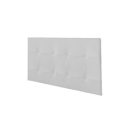 Painel Luna Cama Box Casal 140cm Corino Branco