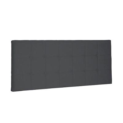 Cabeceira Painel Verona Casal 140cm Suede Cinza