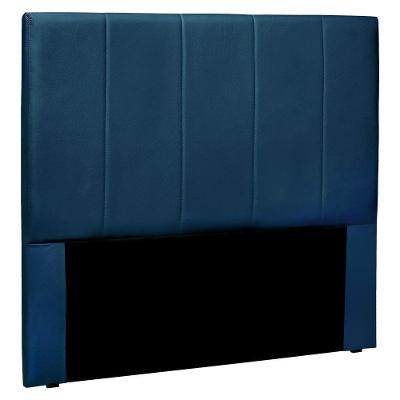Cabeceira Solteiro 0,90m Ravenna Veludo Azul Marinho - Pallazio