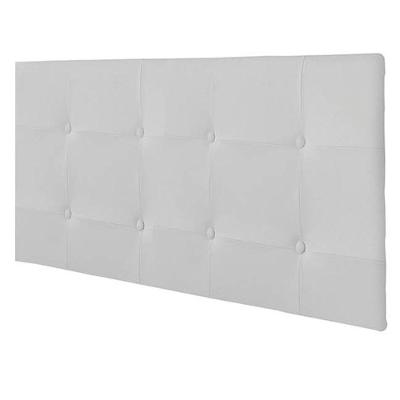 Painel Luna Cama Box Queen 160Cm Corino Branco